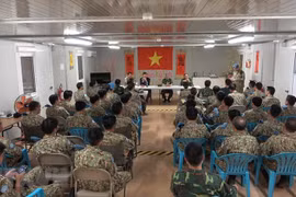 Task force on peace keeping visit South Sudan