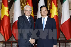 PM delighted at cooperation agreements with Italy