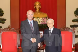 Party chief receives outgoing EU ambassador