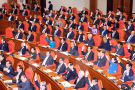 Party officials screen personnel preparations