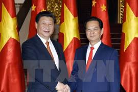 Vietnamese PM meets with Chinese top leader