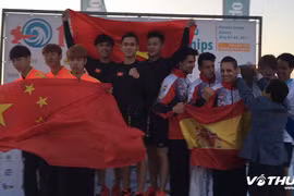 Vietnam wins three golds at world beach taekwondo