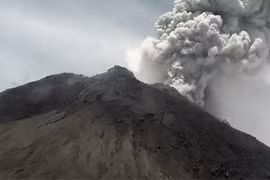 Indonesia's most active volcano Merapi erupts again