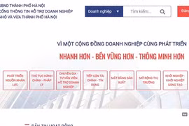 Portal to support SMEs in Hanoi launched