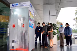Noi Bai Airport produces disinfection chamber
