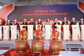 Hyundai Thanh Cong 2 automobile plant breaks ground in Ninh Binh
