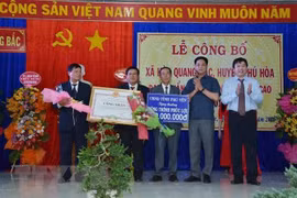 Phu Yen has first advanced new-style rural commune