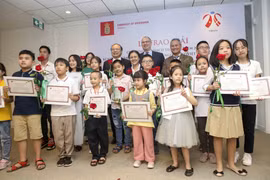 Award ceremony for competition on Denmark