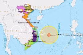 Storm Molave fast approaching central coastline on October 28 morning