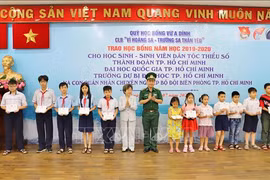 Scholarships granted to disadvantaged students in HCM City