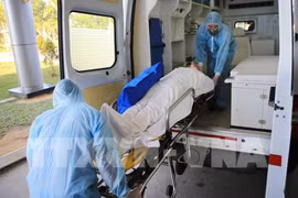 Coronavirus prevention drill held at Hue Central Hospital