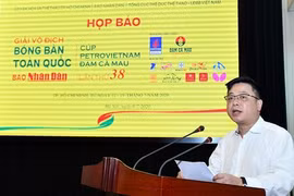 Nhan dan newspaper’s national table tennis championships on horizon