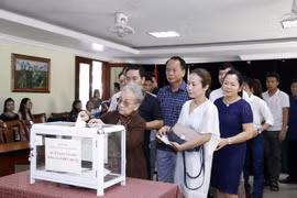 Vietnamese in Laos support flood-hit people in central region