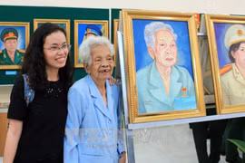 Portraits of Heroic Vietnamese Mothers, heroines exhibited