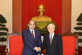 Party leader receives Egyptian President