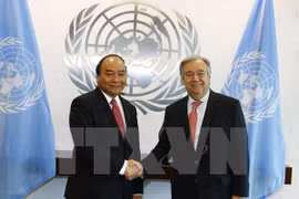PM Nguyen Xuan Phuc holds talks with UN Secretary General 