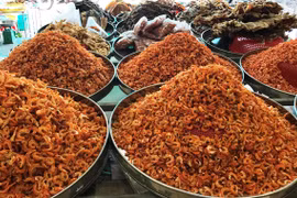 Ca Mau dried shrimp listed in top 10 specialties of Vietnam