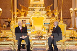 Party chief’s State visit spotlighted on Cambodian media