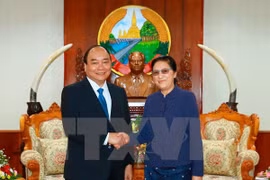 Lao leaders hail visit of Prime Minister Nguyen Xuan Phuc