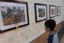 Kids’ art goes on display in capital