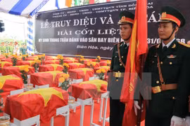 Memorial services held for soldiers killed in Bien Hoa airport battle