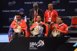 ASEAN Para Games: VN weightlifters win 2 gold, break 2 records