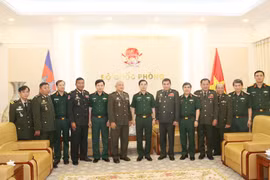 Cambodia’s defence officers welcomed in Hanoi