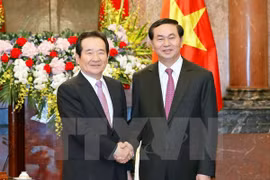 President receives RoK National Assembly Speaker 