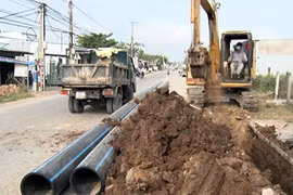 Tien Giang spends over 215 billion VND on water supply pipelines