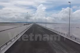 Vietnam’s longest sea bridge opens to traffic on National Day