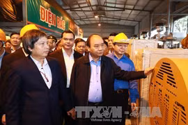 PM inspects waste-to-energy technology model in Ha Nam 
