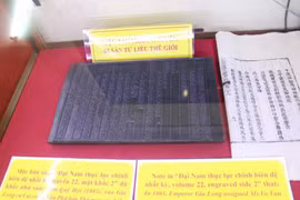 Nguyen dynasty’s woodblocks on Hoang Sa, Truong Sa sovereignty displayed