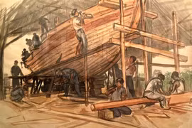 National museum exhibits historic sketches