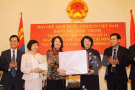 Vice President busy in Mongolia
