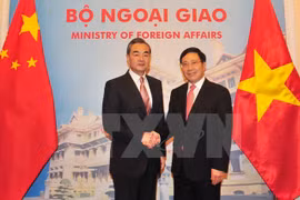 FM Pham Binh Minh holds talks with Chinese FM Wang Yi