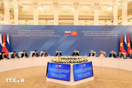 At the 25th meeting of the Vietnam-Russia Inter-Governmental Committee for Economic-Trade and Scientific-Technological Cooperation. (Photo: VNA)