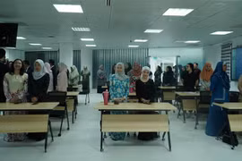 An overview of the class (Photo: VNA)