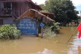 Heavy rains and storms affected 13 provinces across Laos. (Photo: thestar.com.my)