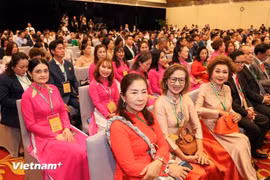 Around 400 Vietnamese expats have returned home to attend the 4th World Conference of Overseas Vietnamese. (Photo: VietnamPlus)