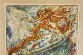 Vibrant spring festival welcoming in the Year of the Dragon