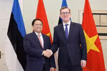 PMs of Vietnam, Estonia hold talks in Tallinn