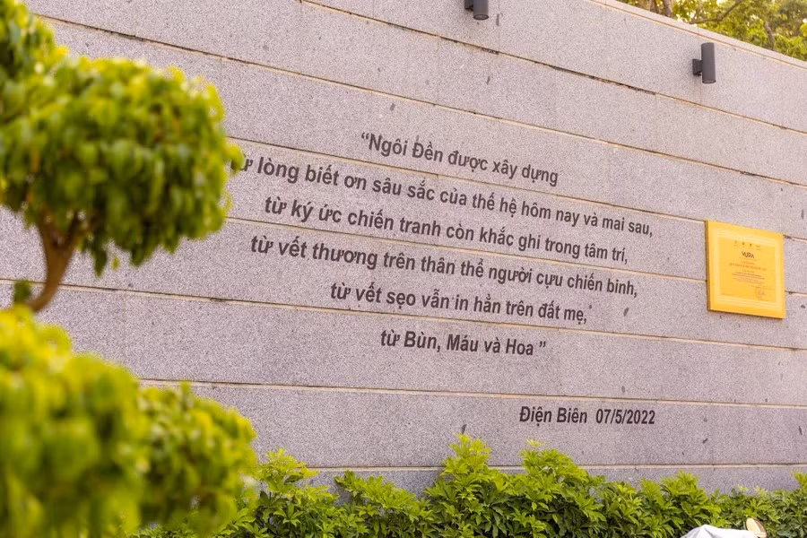 According to the Monument Management Board, the F Hill site was chosen for construction of the memorial temple because it witnessed the fiercest battles of the Vietnamese People’s Army soldiers during the Dien Bien Phu Campaign. (Photo: Vietnam+)