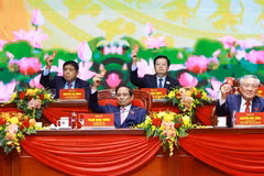 Delegates at the first congress of the Government’s Party Organisation for the 2025-2030 tenure (Photo: VNA)