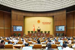 At the 9th session of the 15th National Assembly (Photo: VNA)