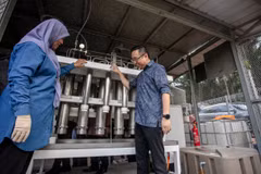 The reactor was capable of generating five kilowatts of electricity, enough to power 10 to 12 homes. (Photo: Bernama)