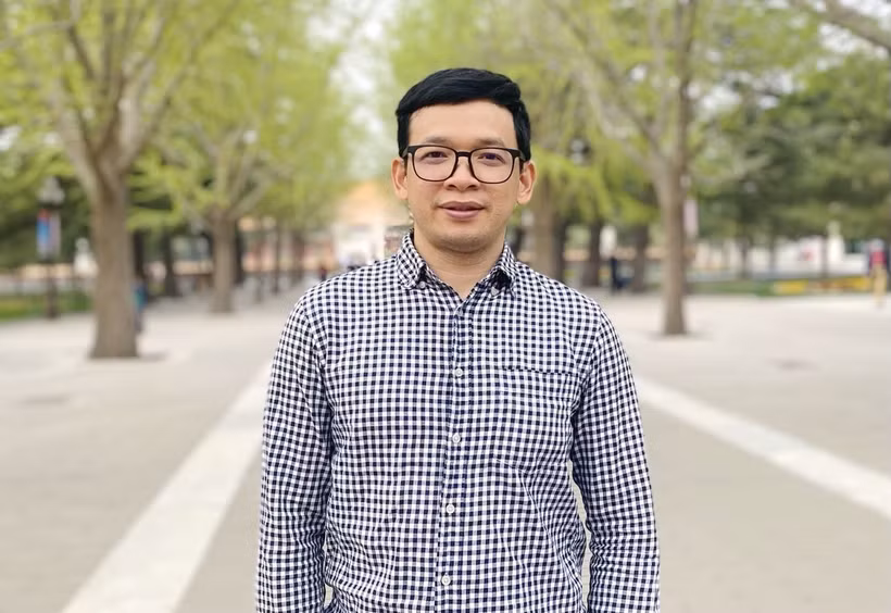 Associate Professor Nguyen Quoc Hung of the Academy of Mathematics and Systems Science (AMSS), Chinese Academy of Sciences. (Photo published by VNA)