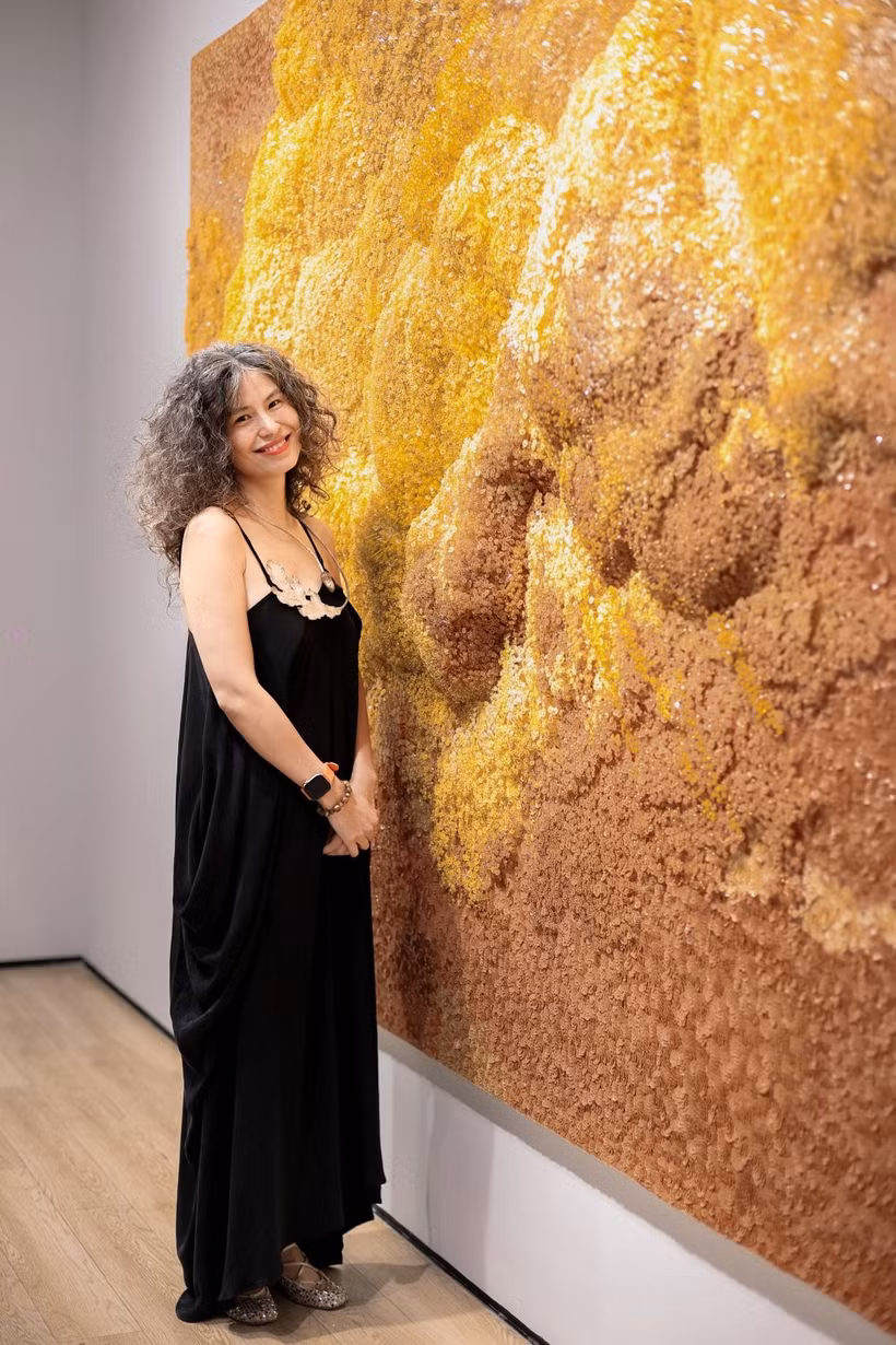 Vietnamese artist Tia-Thuy Nguyen (Photo published by VNA)