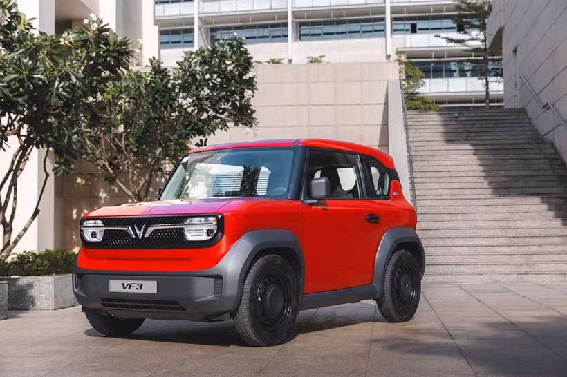 VinFast's mini eSUV VF 3 model (Photo: VNA)