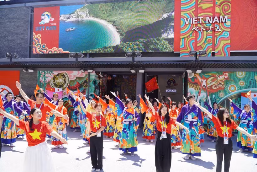 A Vietnam–Japan cultural exchange performance within the framework of EXPO 2025 Osaka – Kansai, Japan. (Photo: VNA)