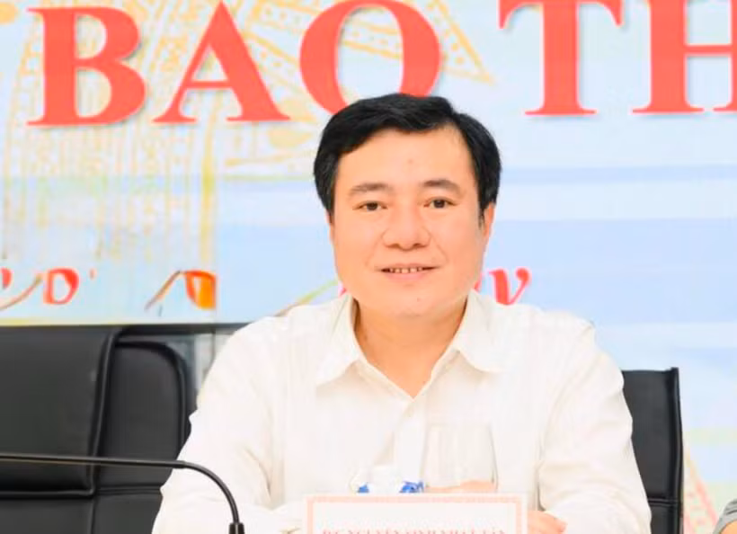 Deputy Minister of Industry and Trade Nguyen Sinh Nhat Tan at the press conference on October 8. (Photo: VNA)